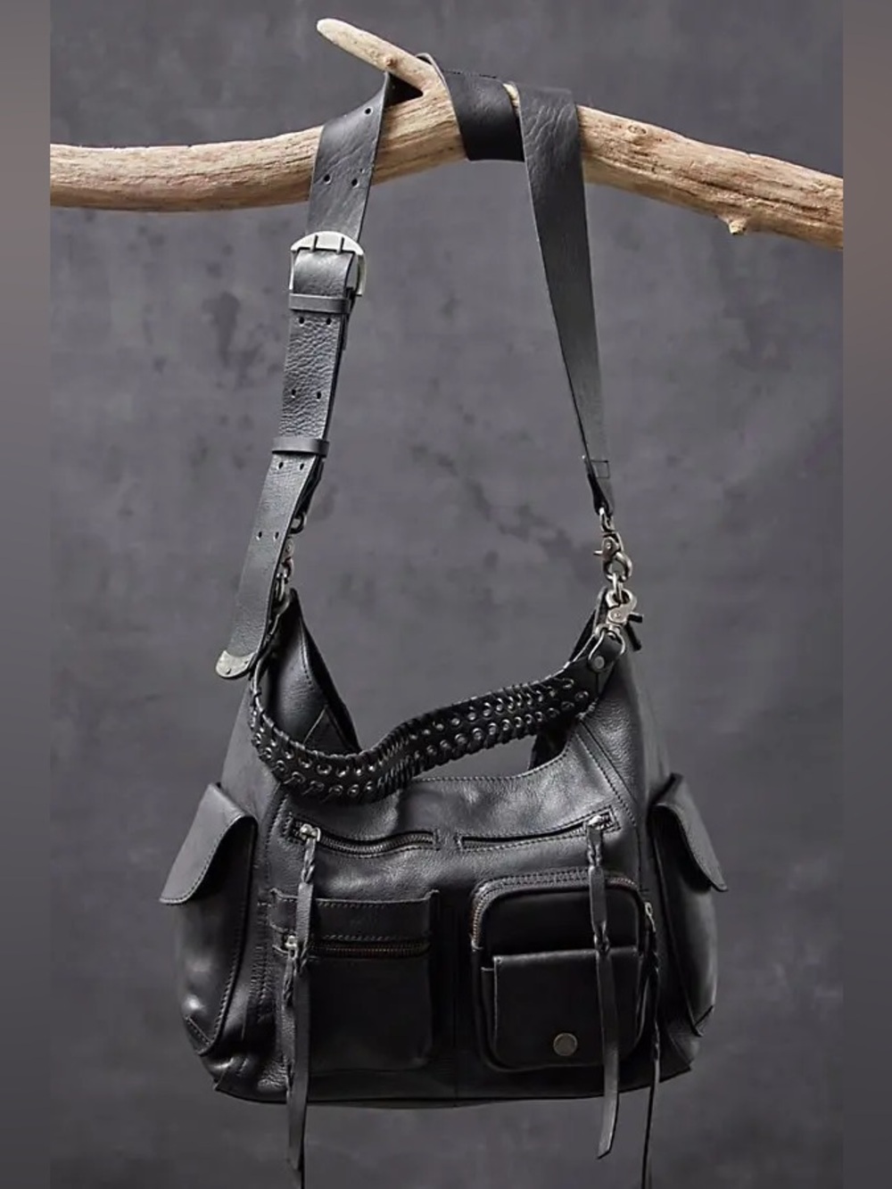 Free People We The Free Ledger Leather Bag - Picture 3 of 15